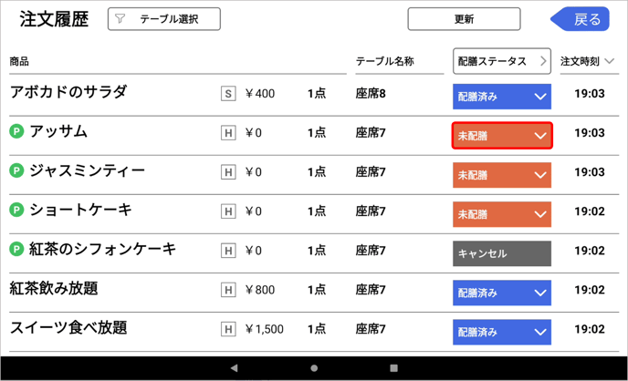 ステータス変更1