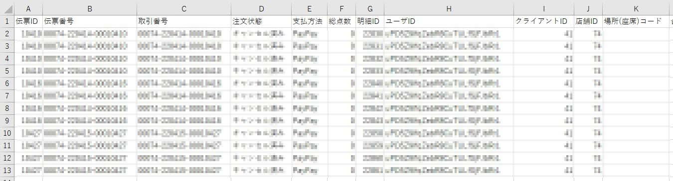 注文詳細をCSVダウンロードする2